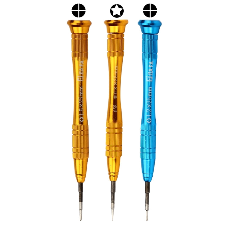 tlye 658 Cacciavite pentagonale di precisione in metallo 3 in 1, lunghezza totale: 12,5 cm, 3 in 1 tlye 658 Cacciavite pentagonale di precisione in metallo 3 in 1, lunghezza totale: 12,5 cm, 3 in 1